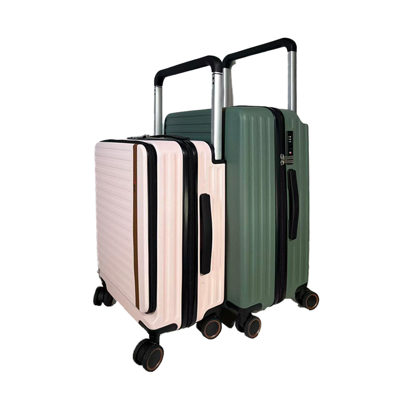 Telescopic push-button handle luggage case