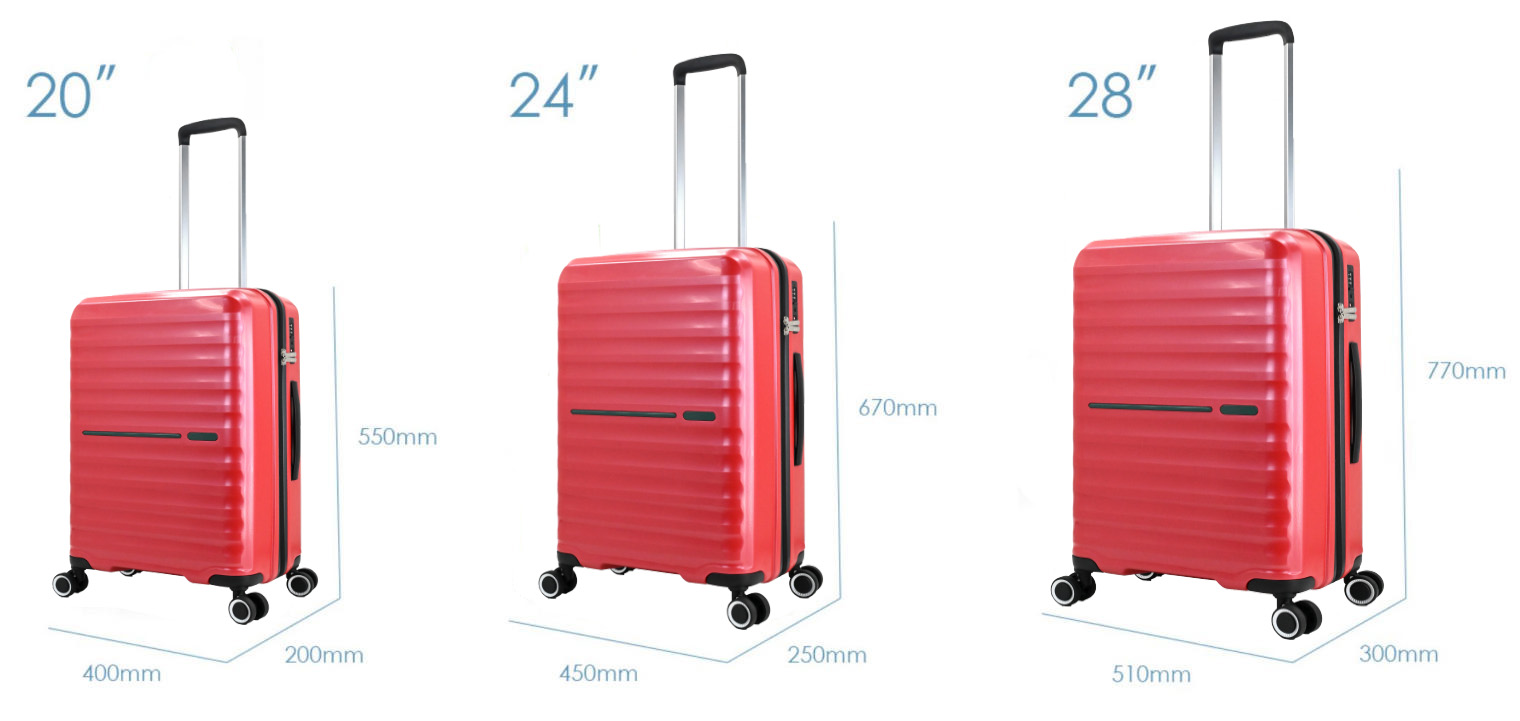 Premium 20/24/28 Inch ABS Hardside Luggage Full Details