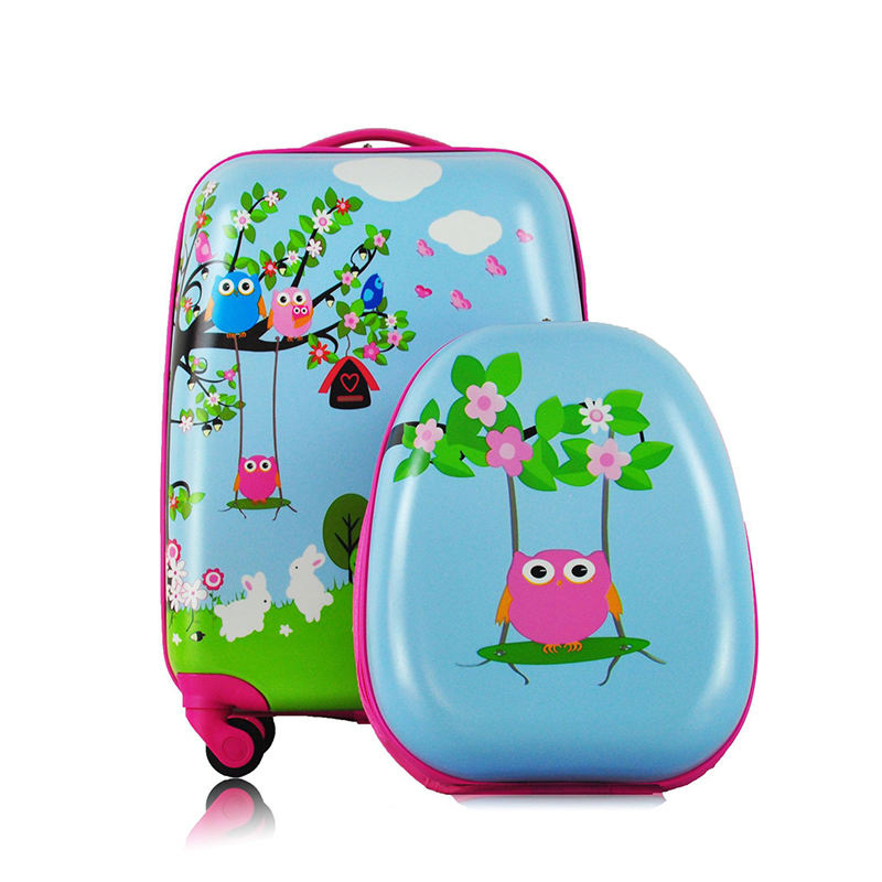 Kids Travel Rolling Luggage Set