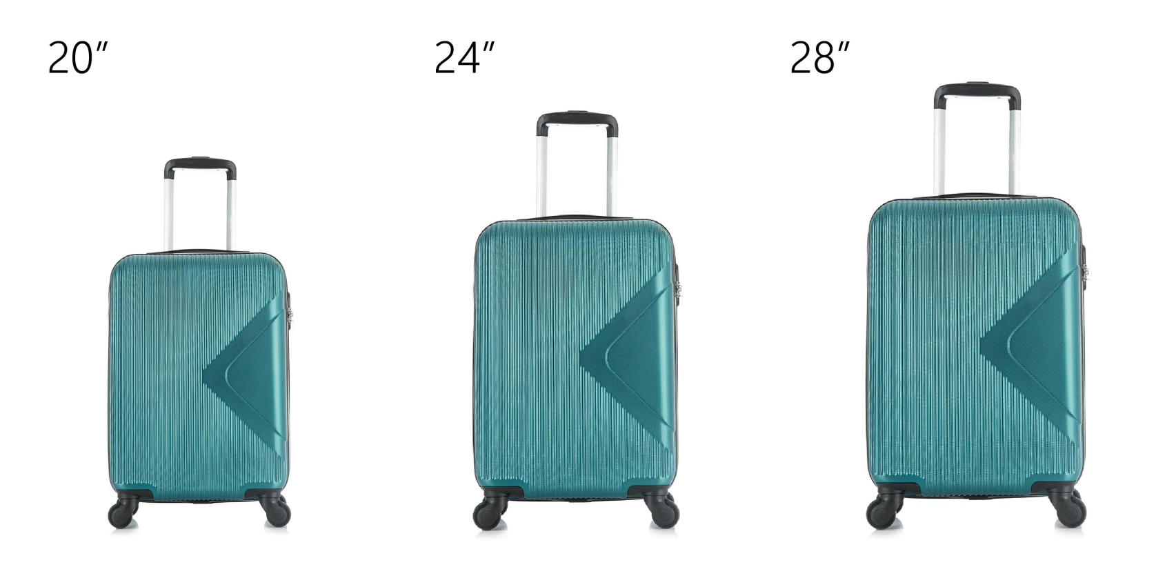 Premium 20/24/28 Inch ABS Hardside Luggage Full Details