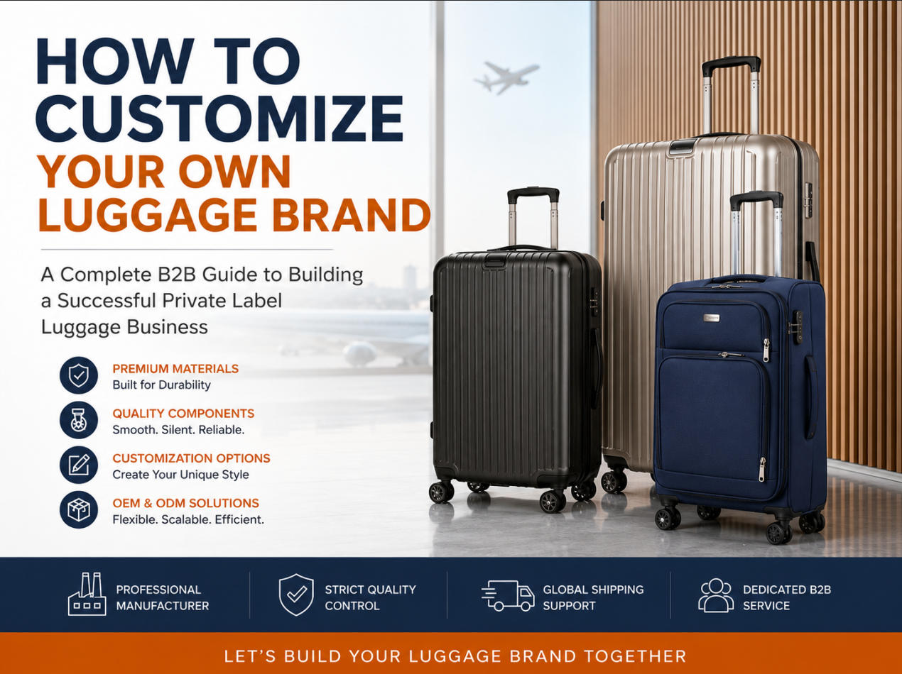 How to Customize Your Own Luggage Brand: The Complete B2B Guide for Building a Successful Private Label Luggage Business