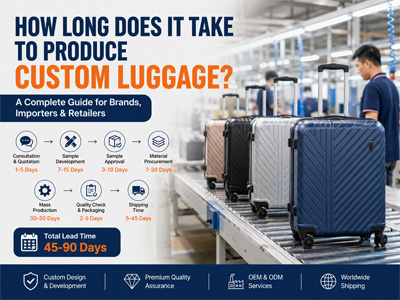 How Long Does It Take to Produce Custom Luggage? A Complete Guide for Brands, Importers, and Retailers