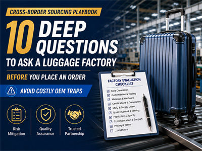 The Deep Sourcing Blueprint: 10 Critical Questions to Ask a Luggage Supplier Before Placing an Order (And How to Avoid Costly Traps)