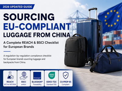 Sourcing EU-Compliant Luggage from China: A Complete REACH & BSCI Checklist for European Brands