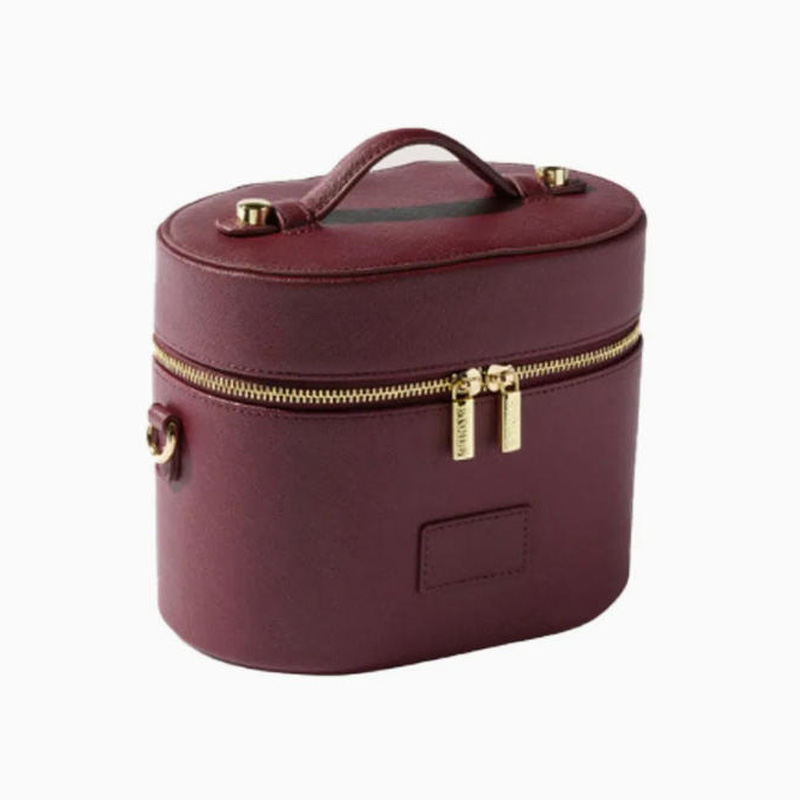 Leather toiletry bag womens​