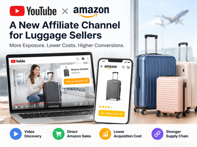 YouTube × Amazon: A New Affiliate Channel for Luggage Sellers